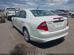 2010 Ford Fusion S White vin: 3FAHP0GA7AR357017