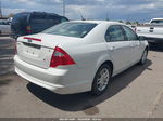 2010 Ford Fusion S White vin: 3FAHP0GA7AR357017