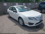 2010 Ford Fusion S White vin: 3FAHP0GA7AR357017