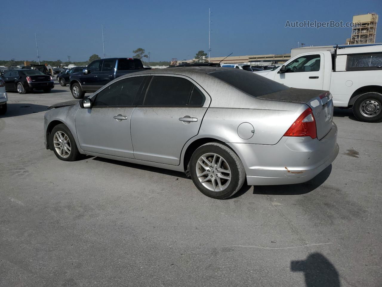 2012 Ford Fusion S Silver vin: 3FAHP0GA8CR295954