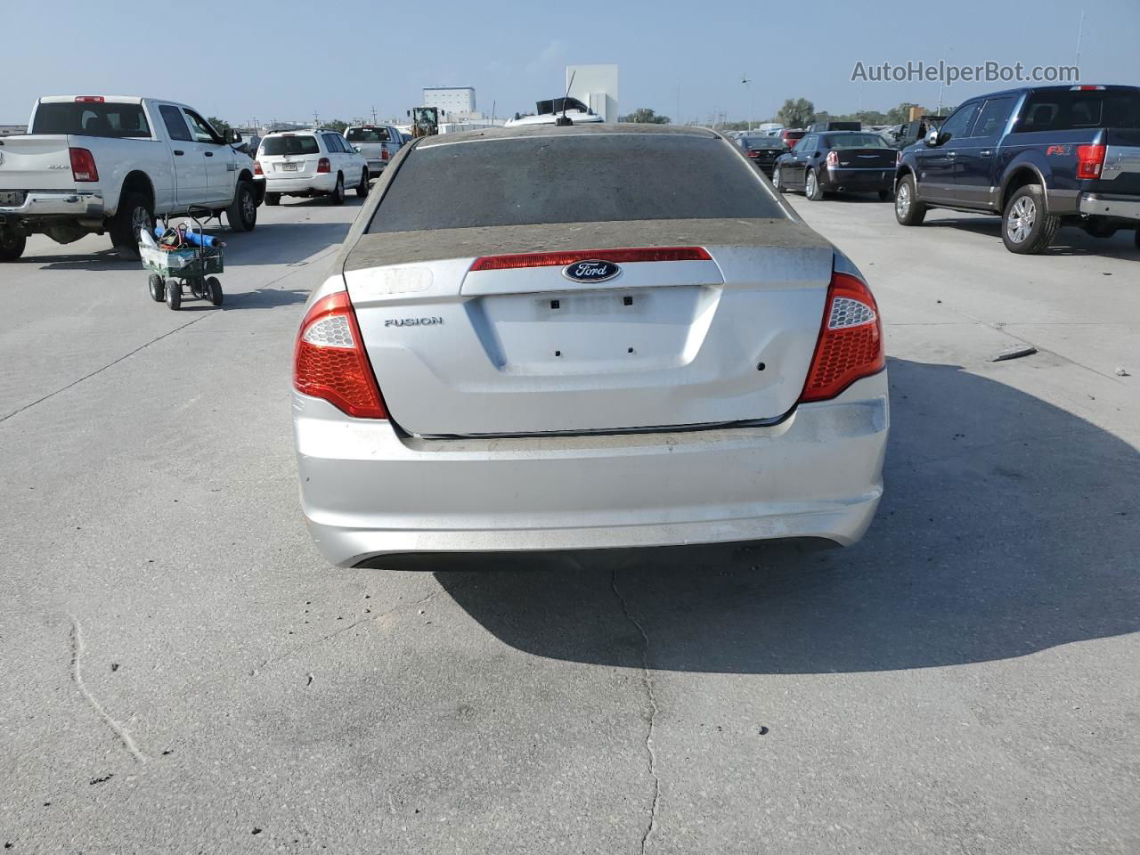 2012 Ford Fusion S Silver vin: 3FAHP0GA8CR295954