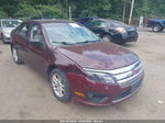 2012 Ford Fusion S Maroon vin: 3FAHP0GA8CR319329