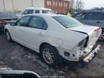 2012 Ford Fusion S White vin: 3FAHP0GA8CR404056