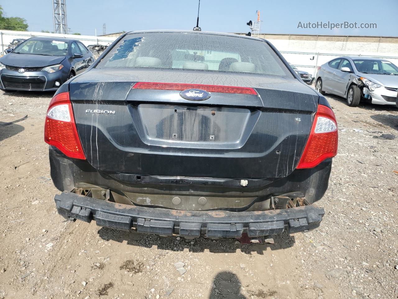 2010 Ford Fusion S Черный vin: 3FAHP0GA9AR225005