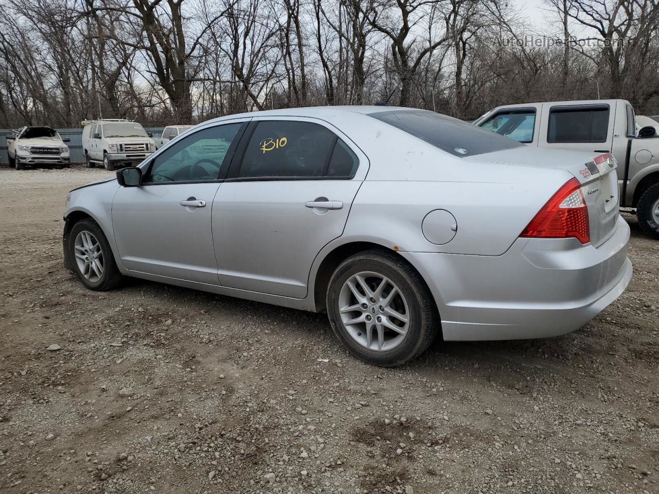 2012 Ford Fusion S Silver vin: 3FAHP0GA9CR440726