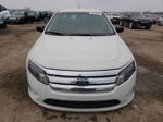 2012 Ford Fusion S Белый vin: 3FAHP0GAXCR312107