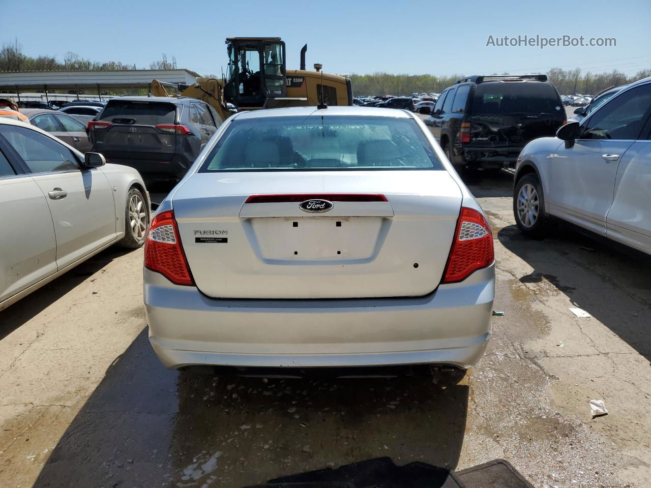 2012 Ford Fusion S Silver vin: 3FAHP0GAXCR347889