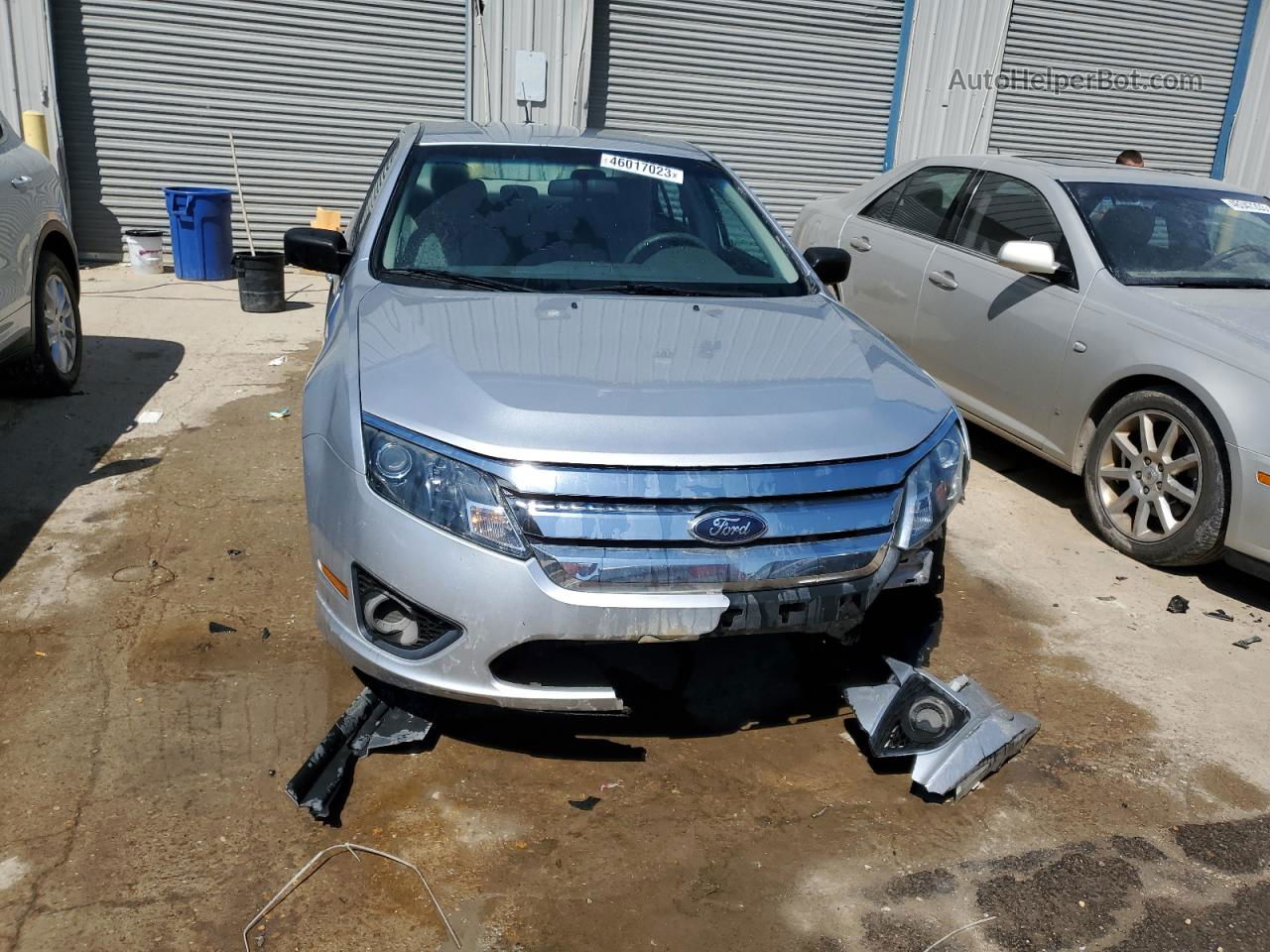 2012 Ford Fusion S Silver vin: 3FAHP0GAXCR347889