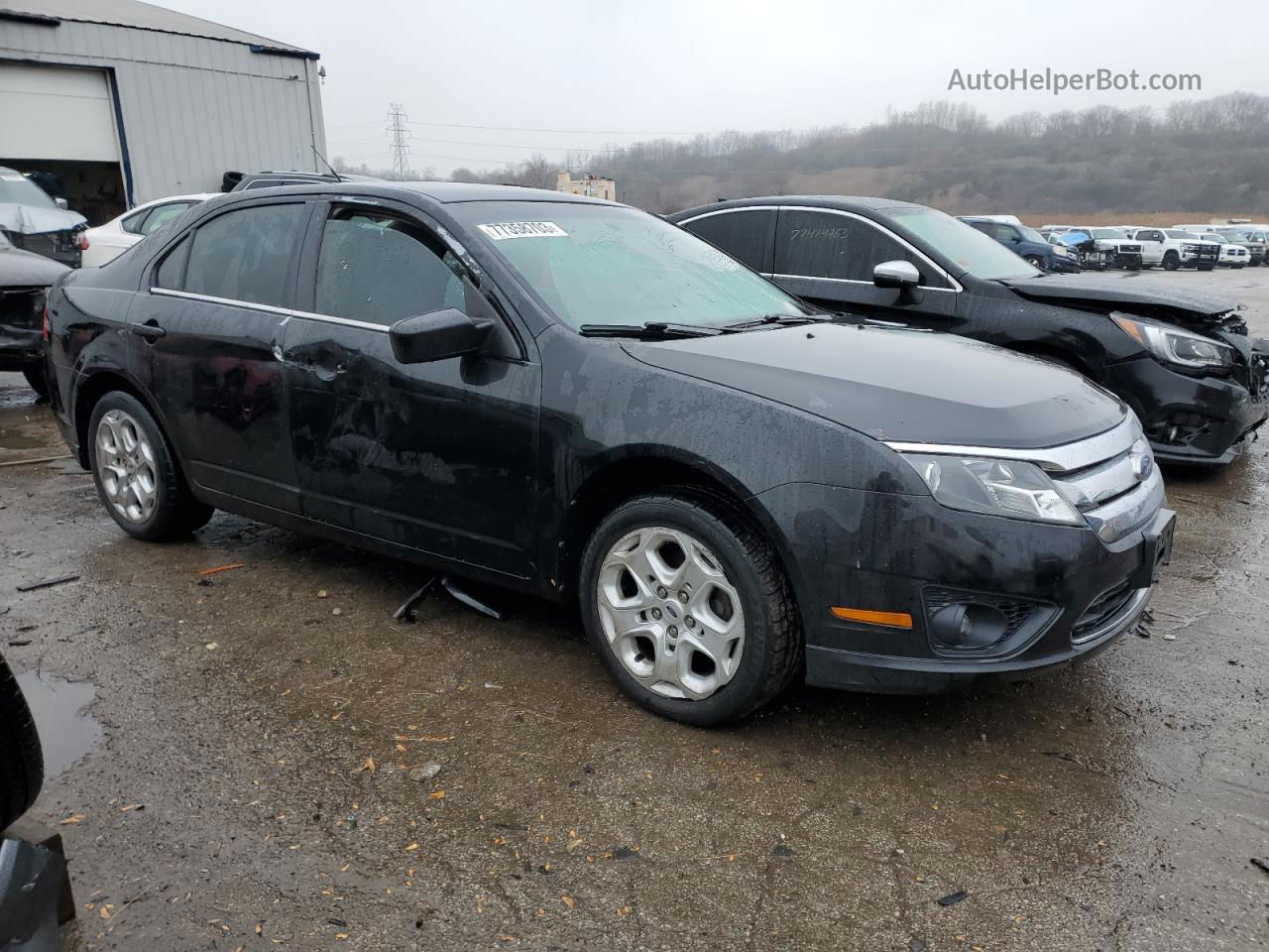 2010 Ford Fusion Se Black vin: 3FAHP0HA0AR106757