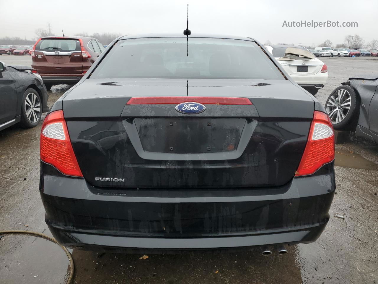 2010 Ford Fusion Se Black vin: 3FAHP0HA0AR106757