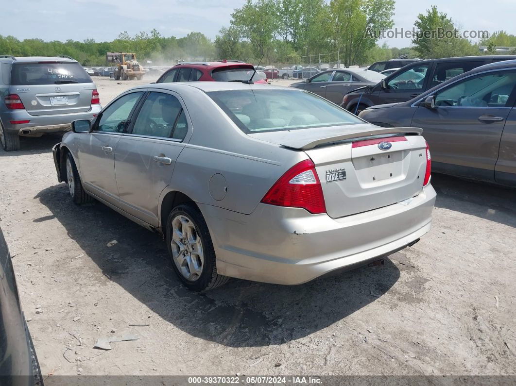 2010 Ford Fusion Se Silver vin: 3FAHP0HA0AR151536