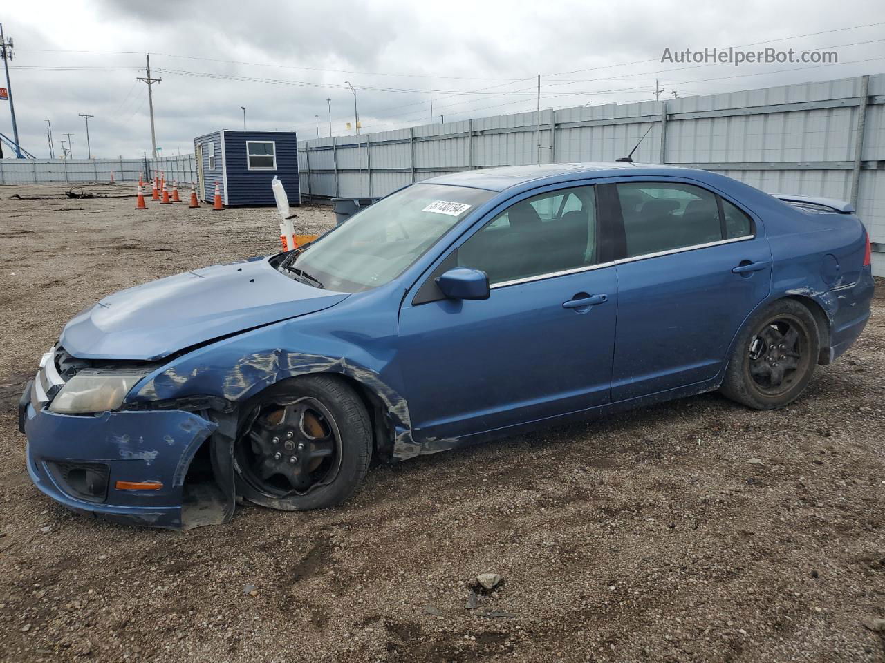 2010 Ford Fusion Se Blue vin: 3FAHP0HA0AR178090