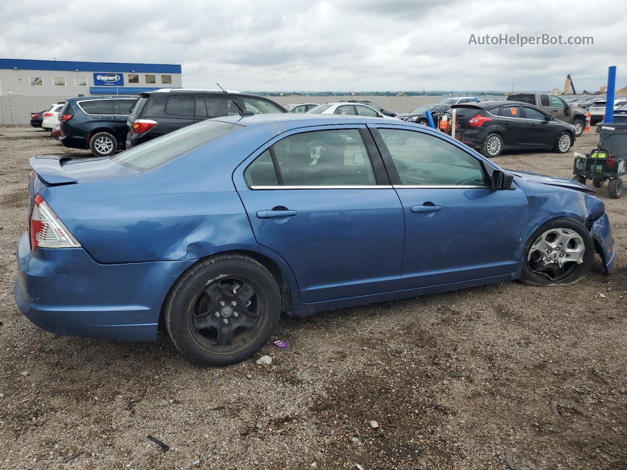 2010 Ford Fusion Se Blue vin: 3FAHP0HA0AR178090