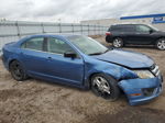 2010 Ford Fusion Se Blue vin: 3FAHP0HA0AR178090