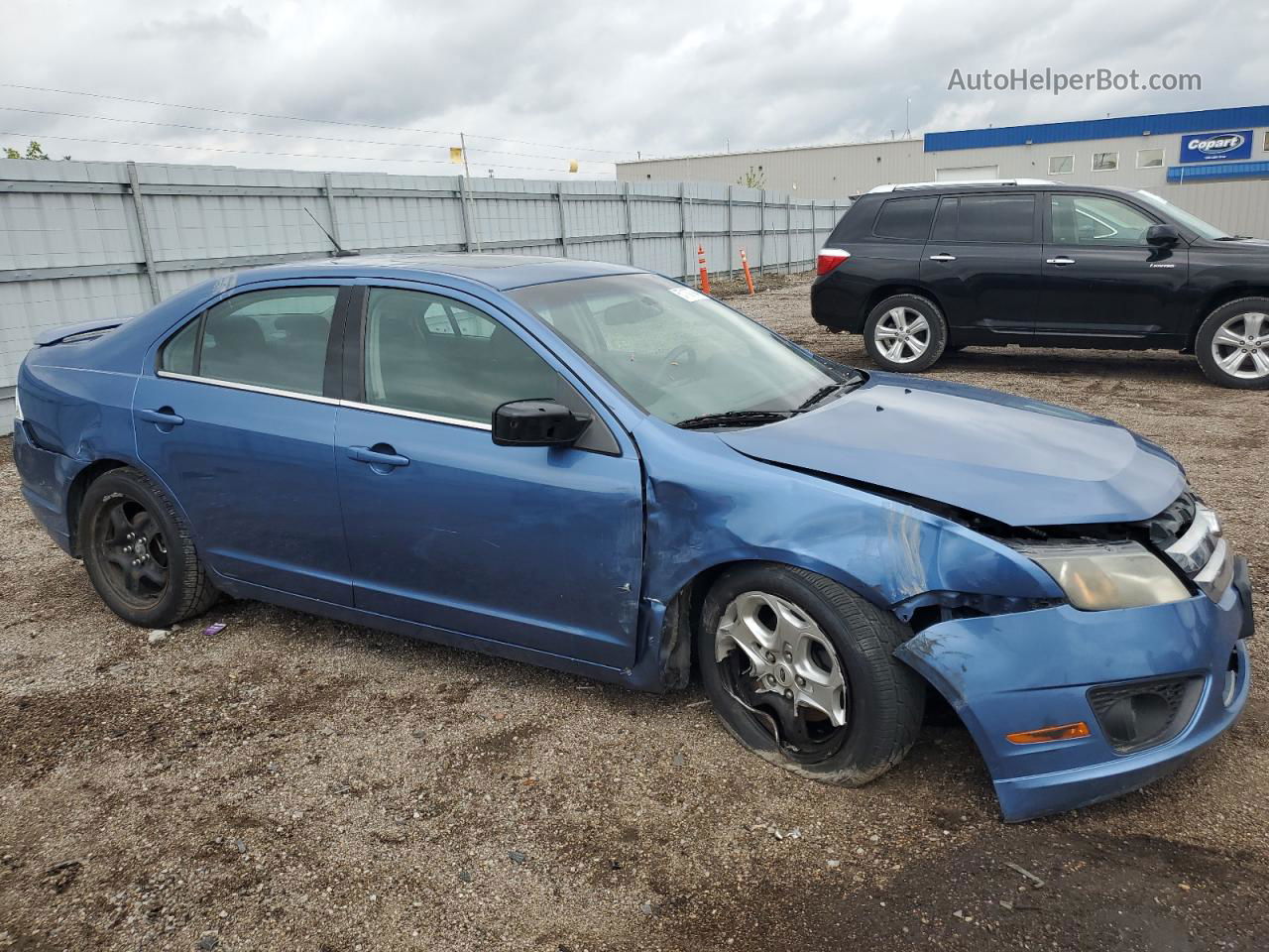 2010 Ford Fusion Se Blue vin: 3FAHP0HA0AR178090