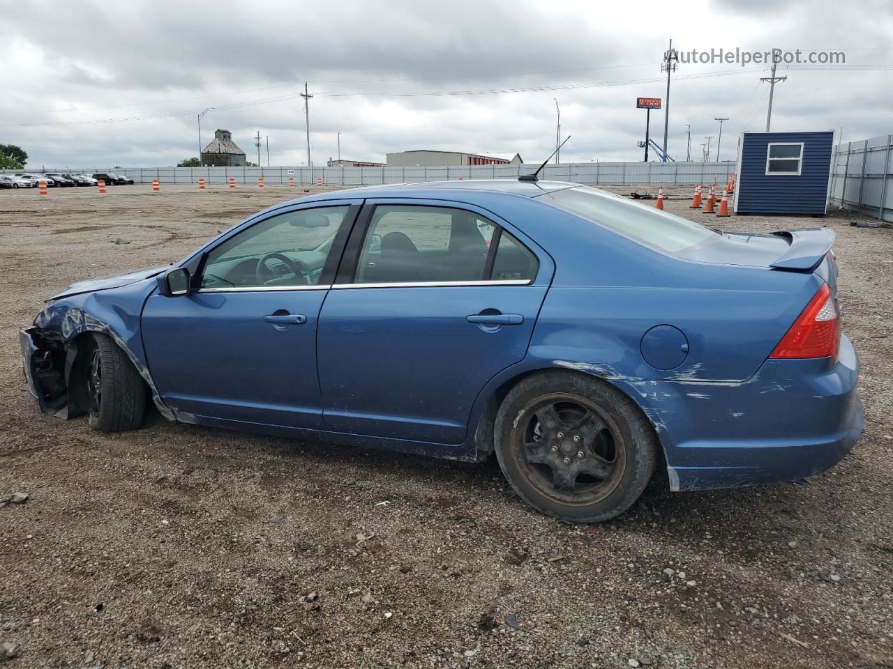 2010 Ford Fusion Se Blue vin: 3FAHP0HA0AR178090