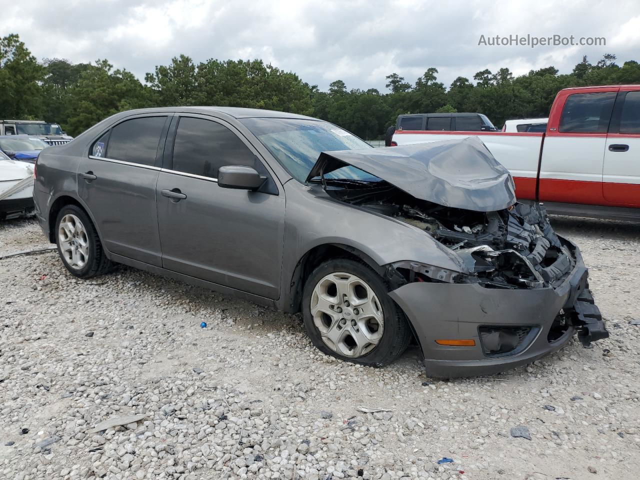 2010 Ford Fusion Se Gray vin: 3FAHP0HA0AR335679