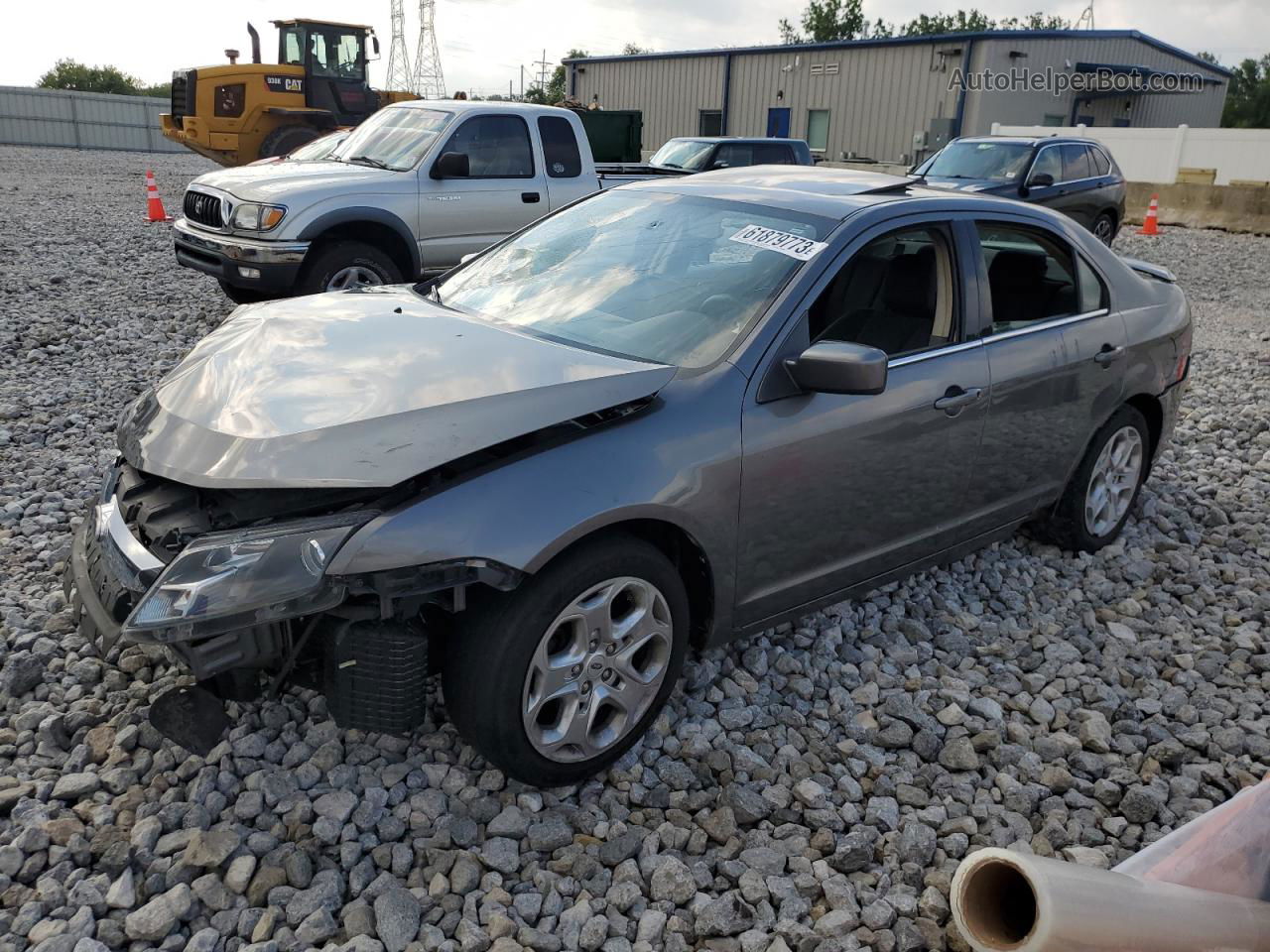 2010 Ford Fusion Se Gray vin: 3FAHP0HA0AR344673