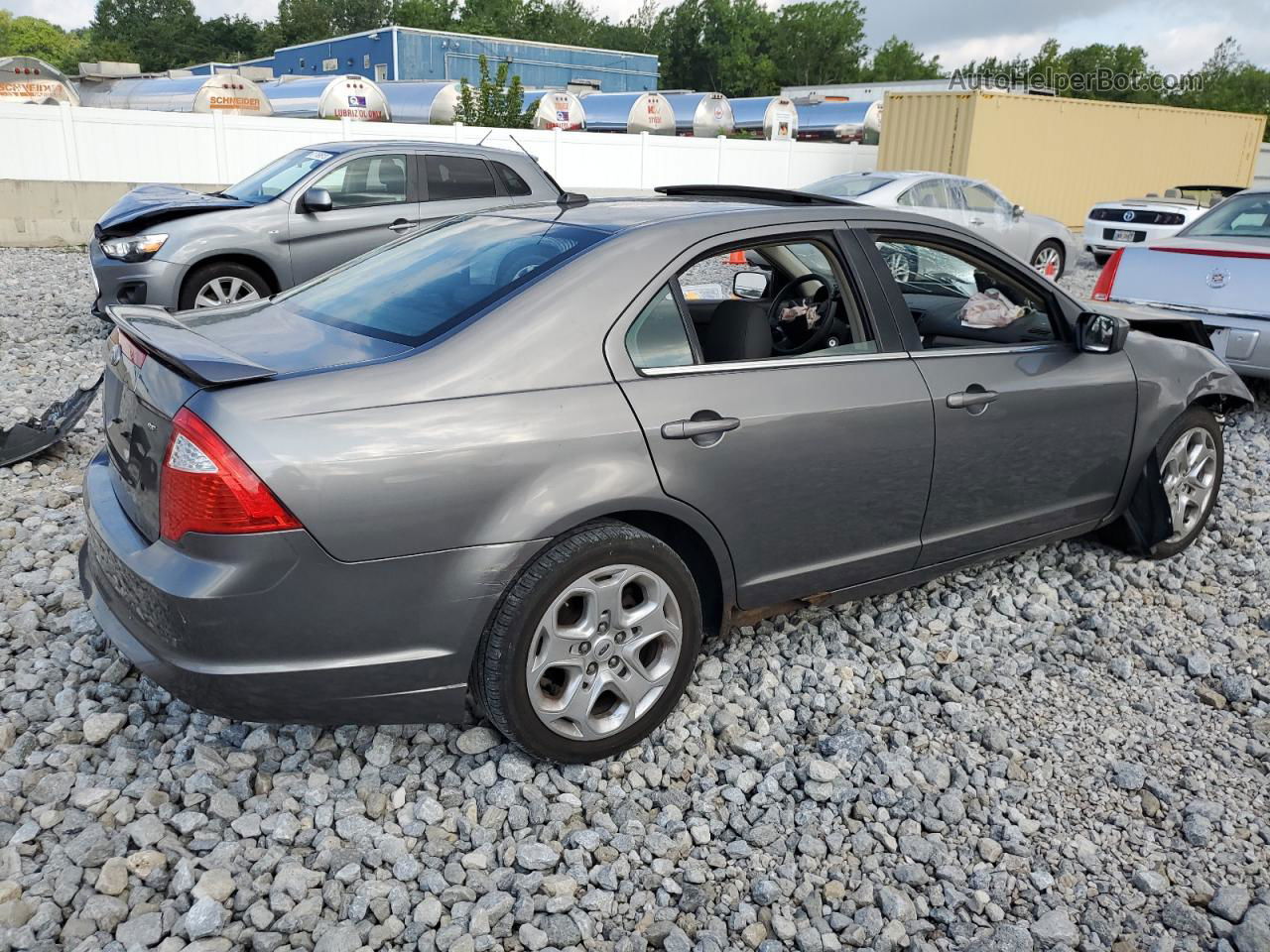 2010 Ford Fusion Se Gray vin: 3FAHP0HA0AR344673