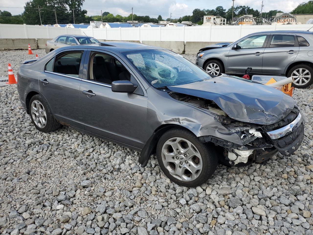 2010 Ford Fusion Se Gray vin: 3FAHP0HA0AR344673