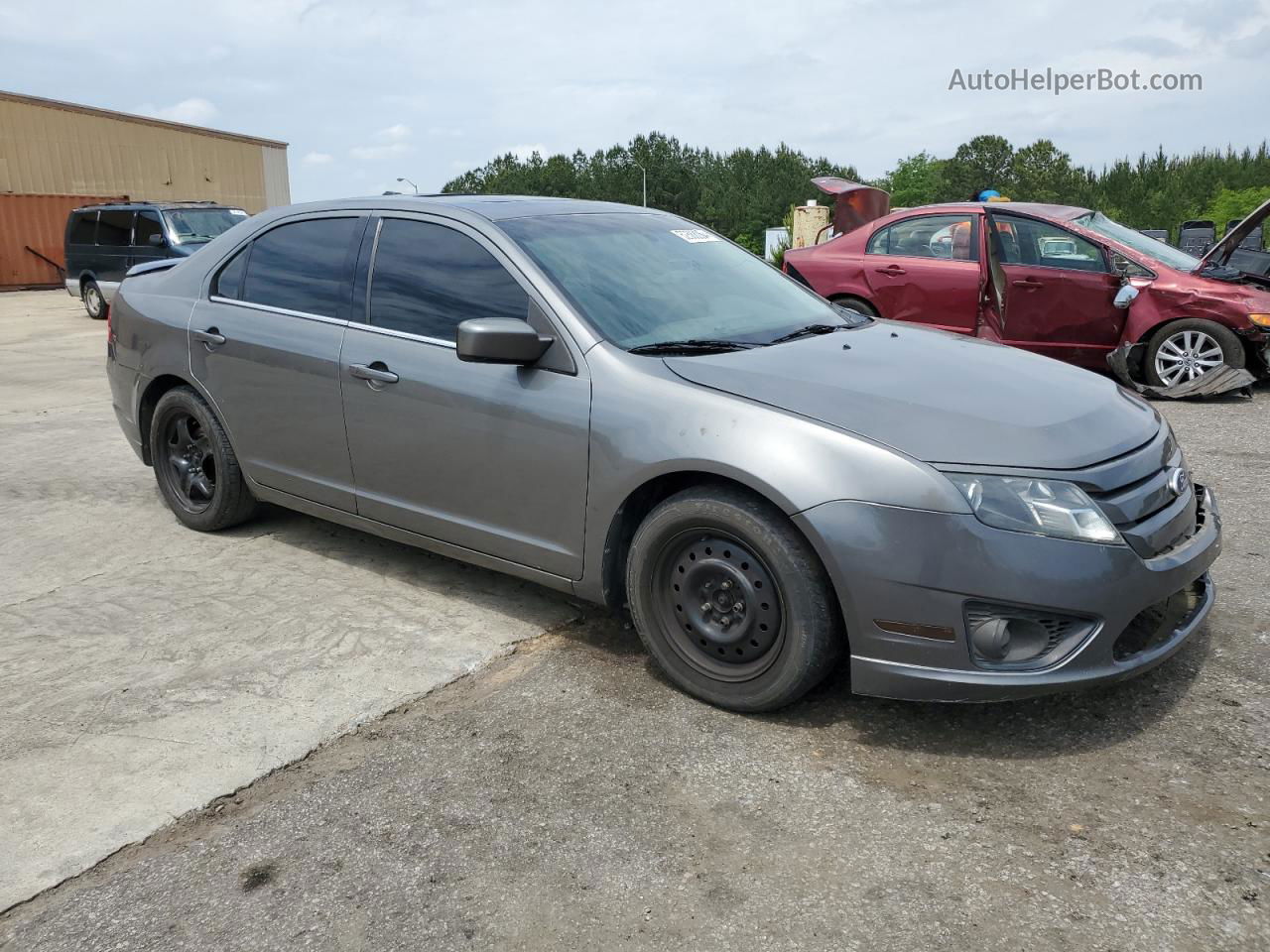 2010 Ford Fusion Se Серый vin: 3FAHP0HA0AR380931