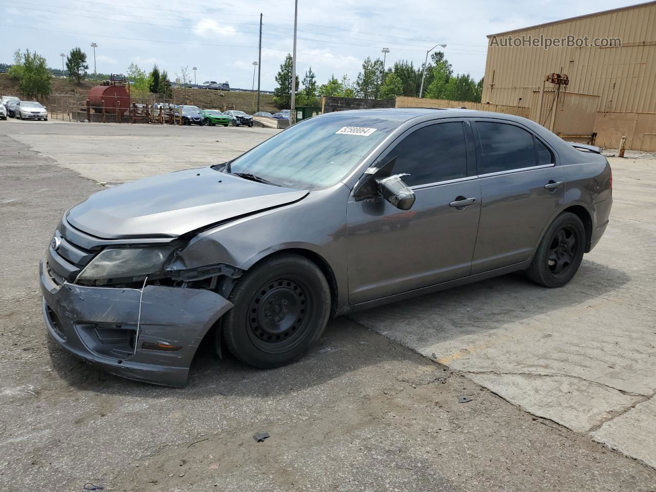 2010 Ford Fusion Se Gray vin: 3FAHP0HA0AR380931