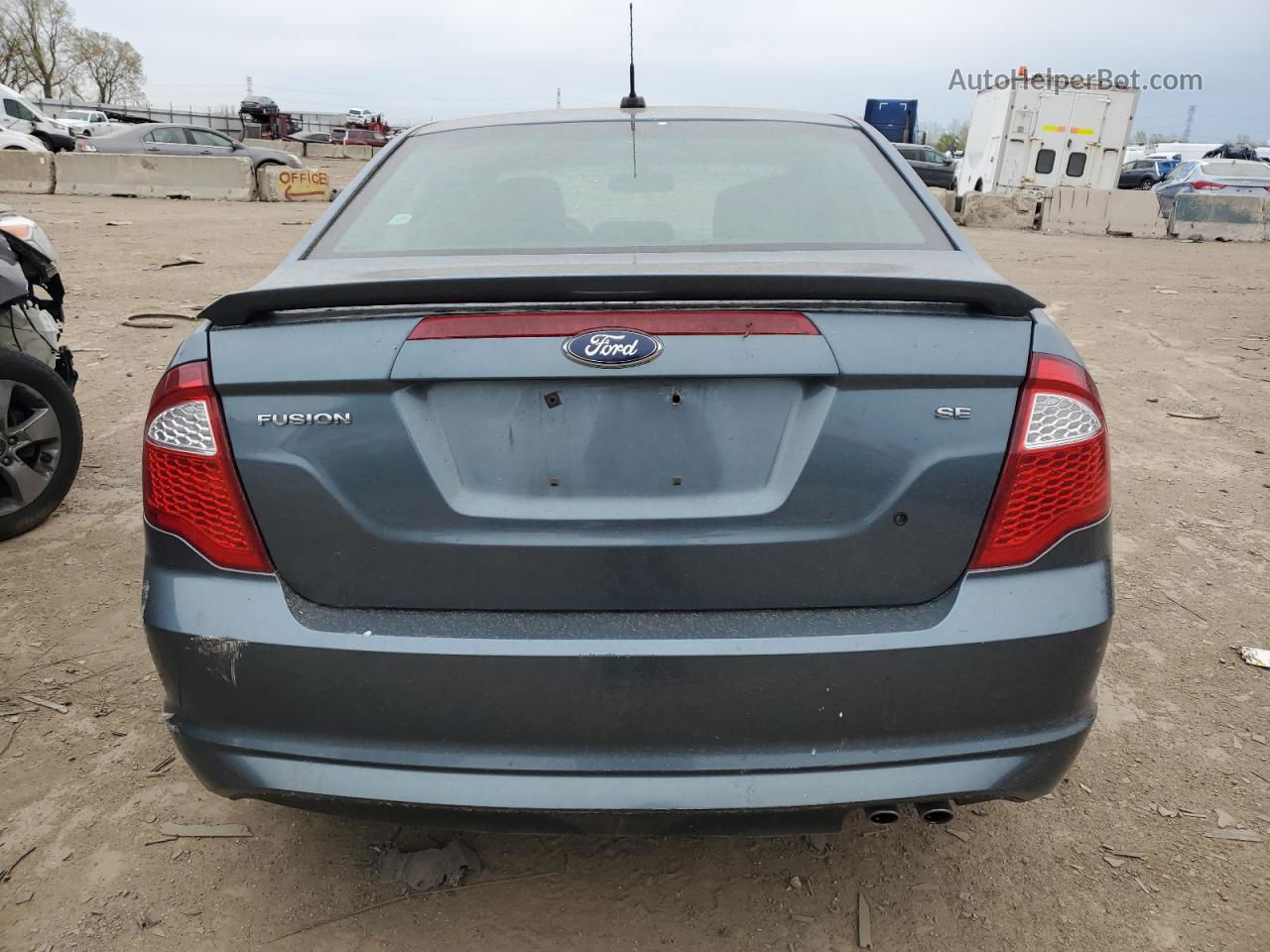 2012 Ford Fusion Se Синий vin: 3FAHP0HA0CR128647