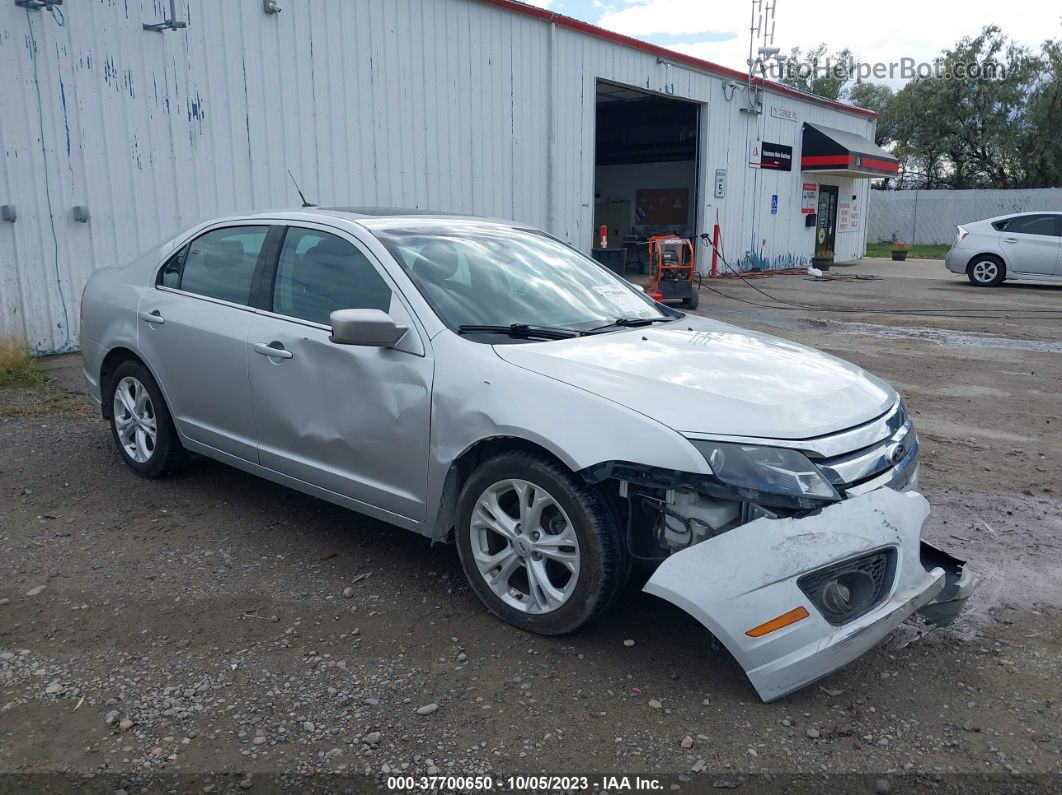 2012 Ford Fusion Se Silver vin: 3FAHP0HA0CR131080