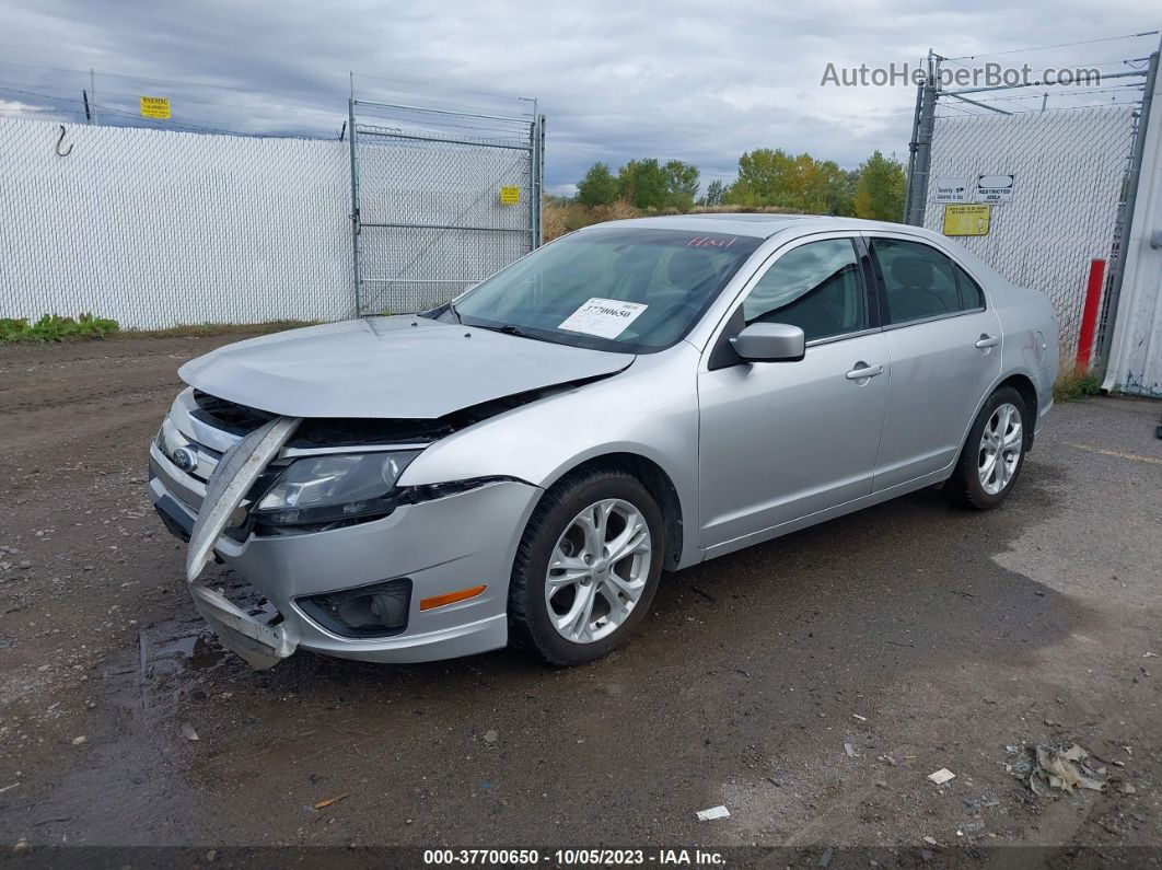 2012 Ford Fusion Se Silver vin: 3FAHP0HA0CR131080