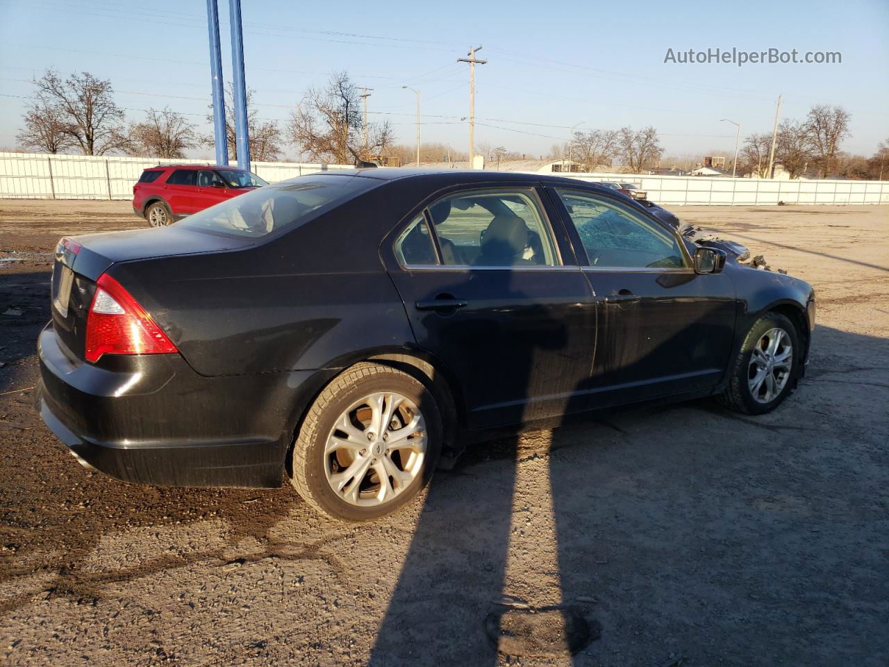 2012 Ford Fusion Se Black vin: 3FAHP0HA0CR213570