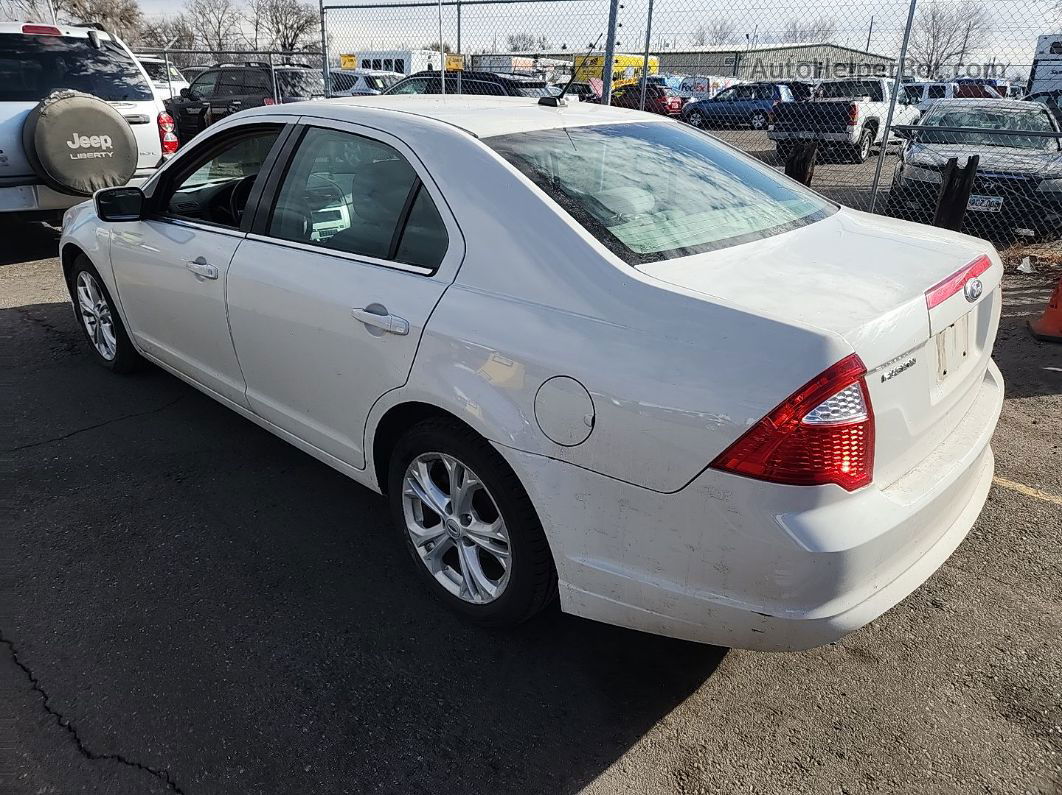 2012 Ford Fusion Se vin: 3FAHP0HA0CR250568