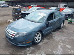 2012 Ford Fusion Se Blue vin: 3FAHP0HA0CR284607