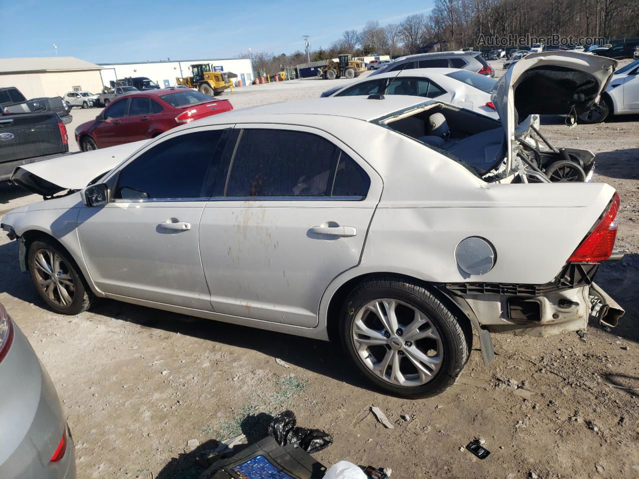 2012 Ford Fusion Se White vin: 3FAHP0HA0CR306556