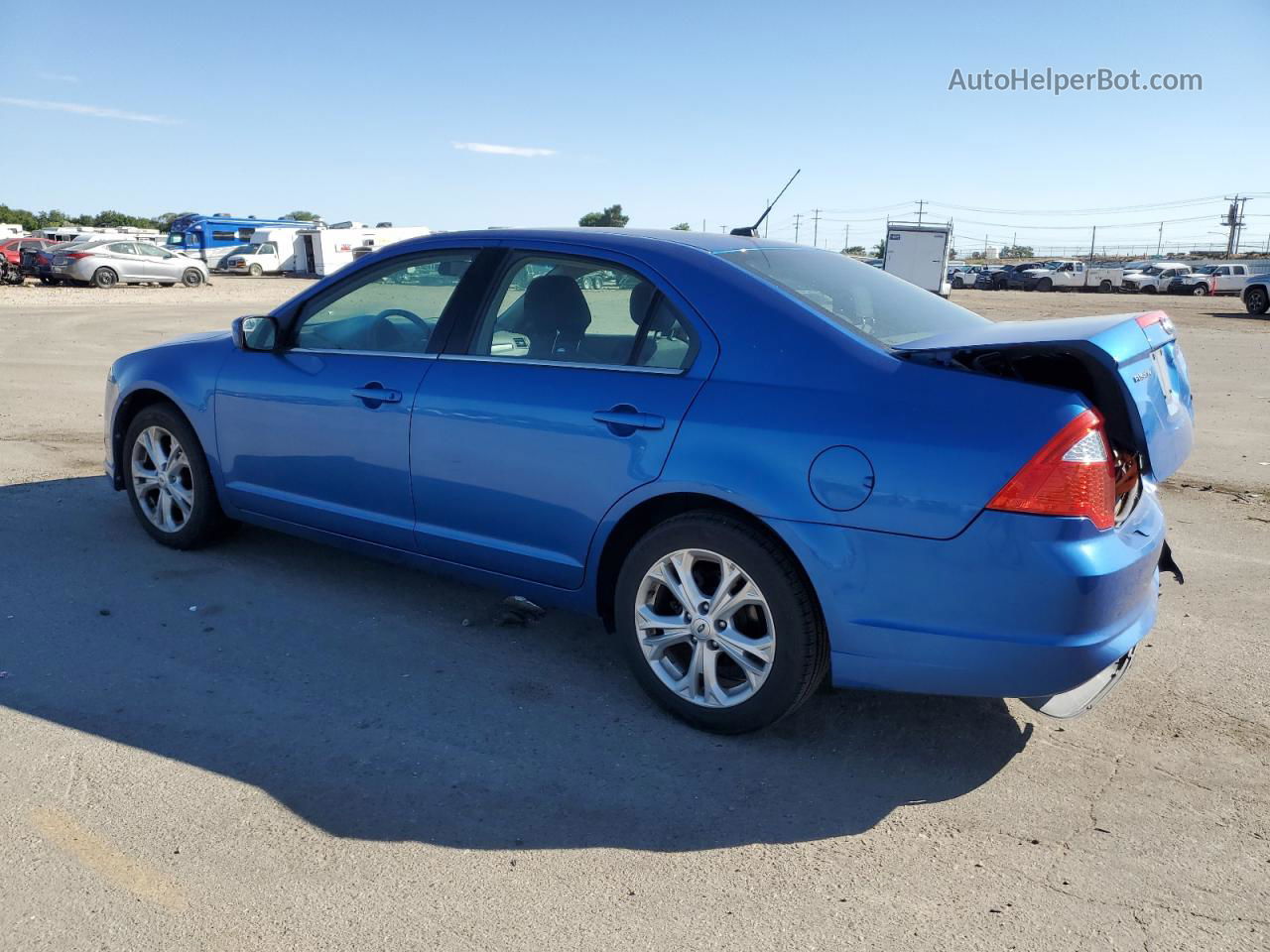 2012 Ford Fusion Se Blue vin: 3FAHP0HA0CR307917