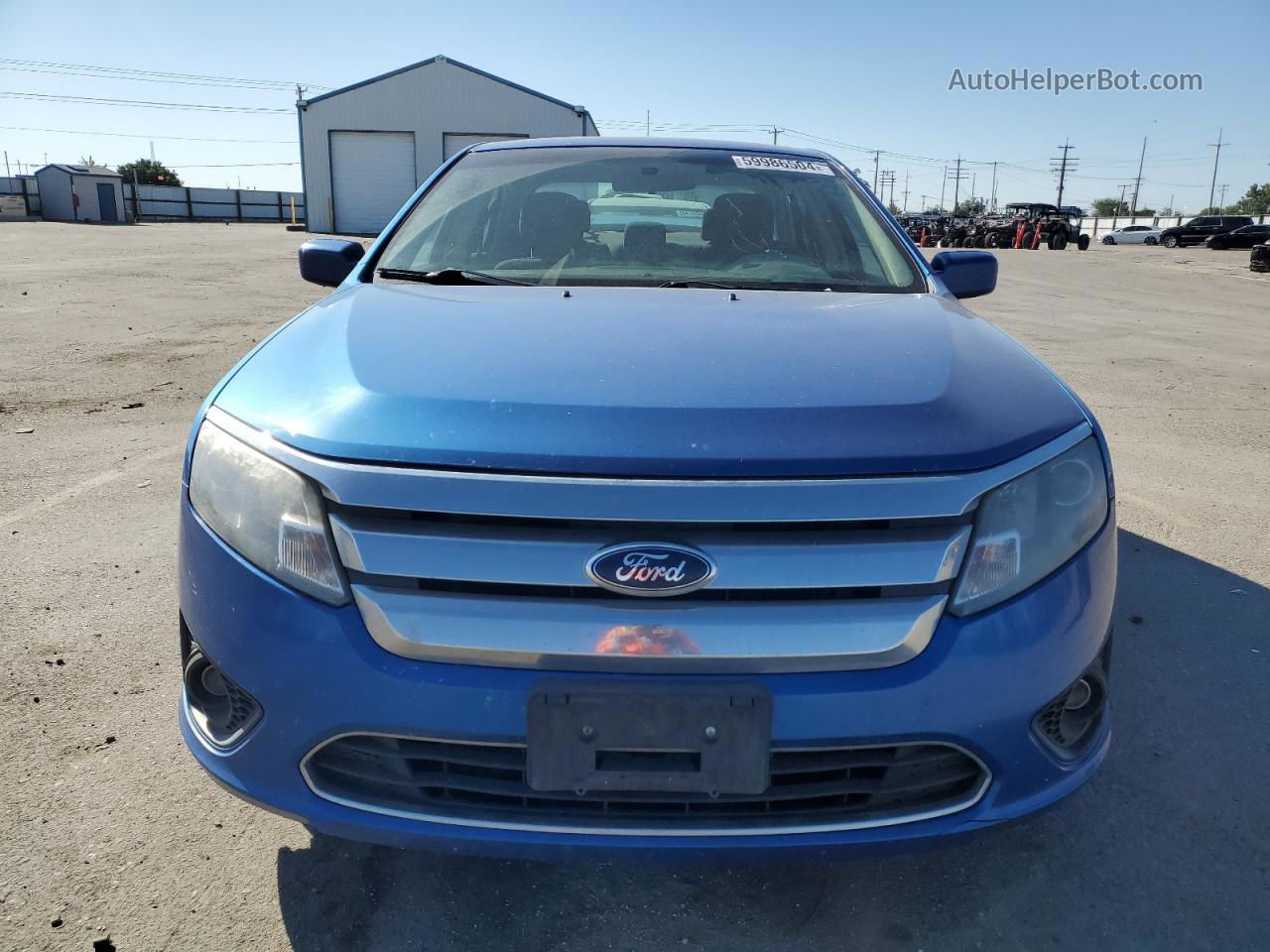 2012 Ford Fusion Se Синий vin: 3FAHP0HA0CR307917