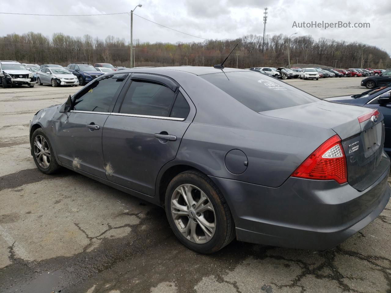 2012 Ford Fusion Se Gray vin: 3FAHP0HA0CR314026