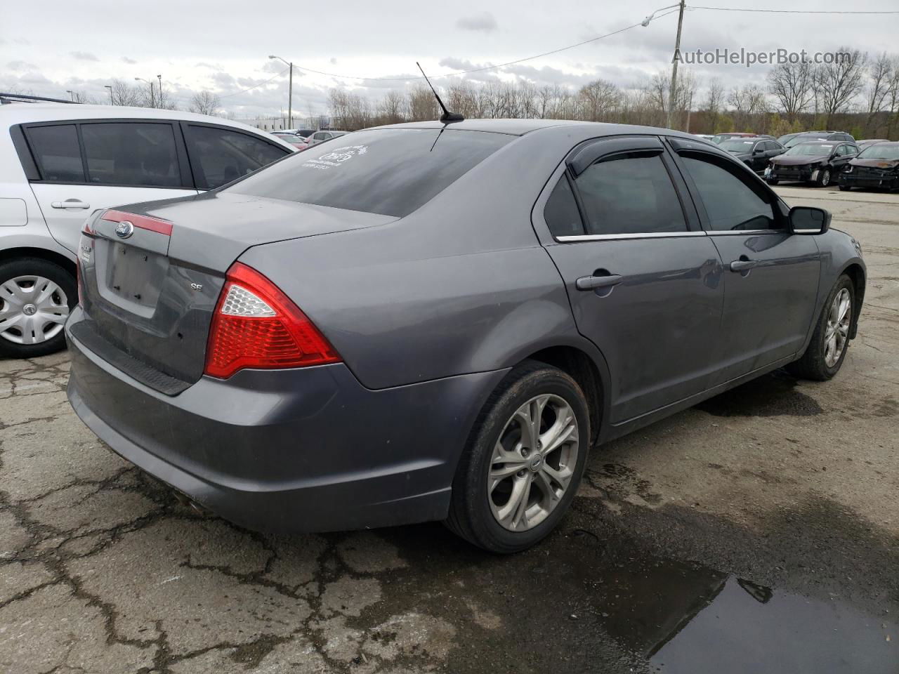 2012 Ford Fusion Se Gray vin: 3FAHP0HA0CR314026