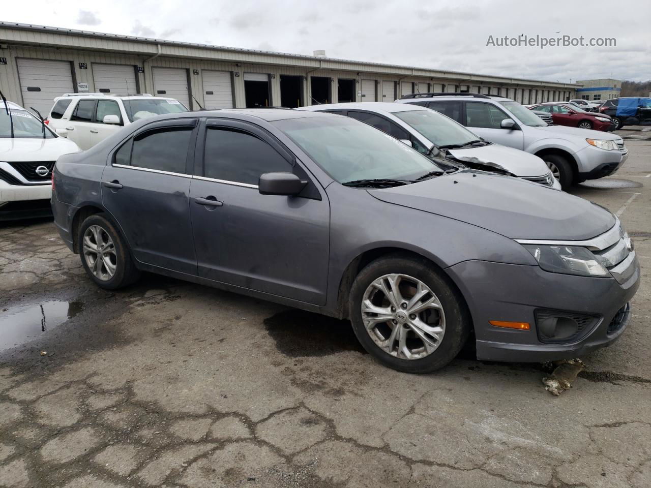 2012 Ford Fusion Se Gray vin: 3FAHP0HA0CR314026