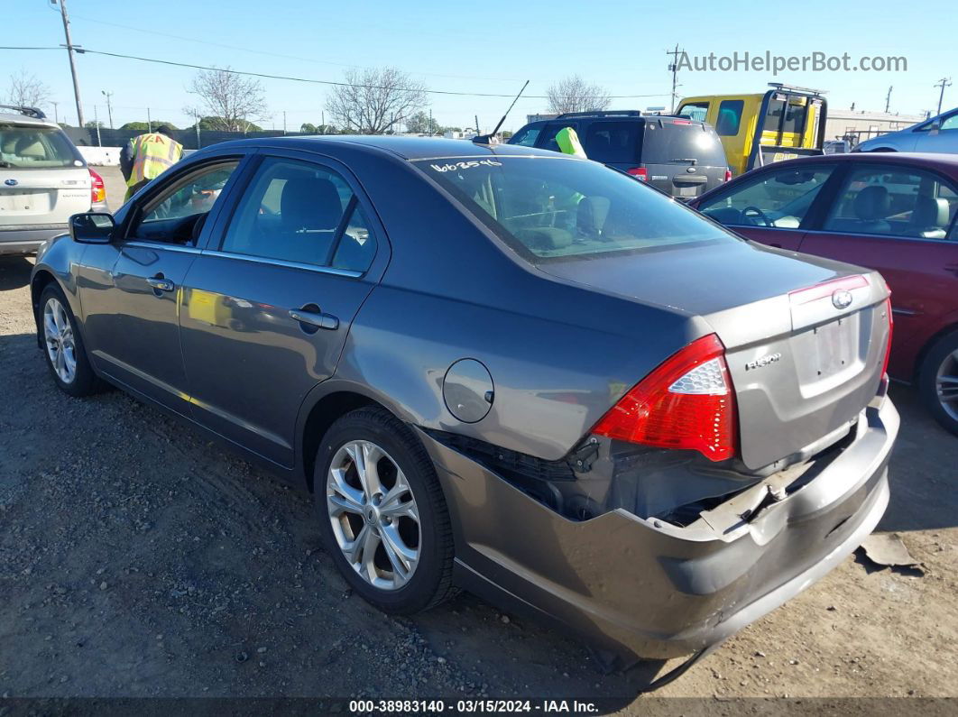 2012 Ford Fusion Se Gray vin: 3FAHP0HA0CR328248