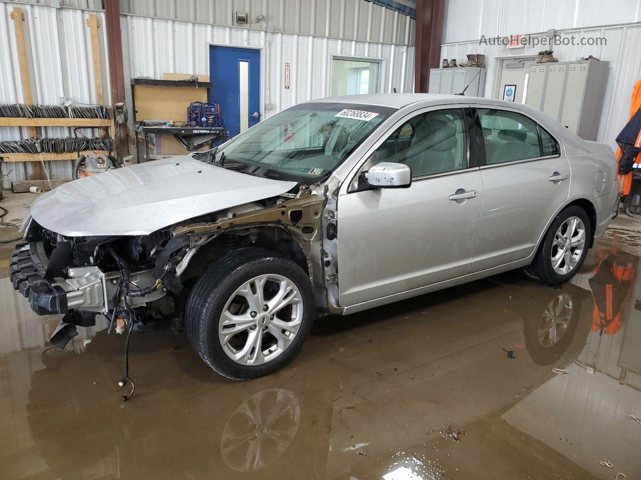 2012 Ford Fusion Se Silver vin: 3FAHP0HA0CR382083