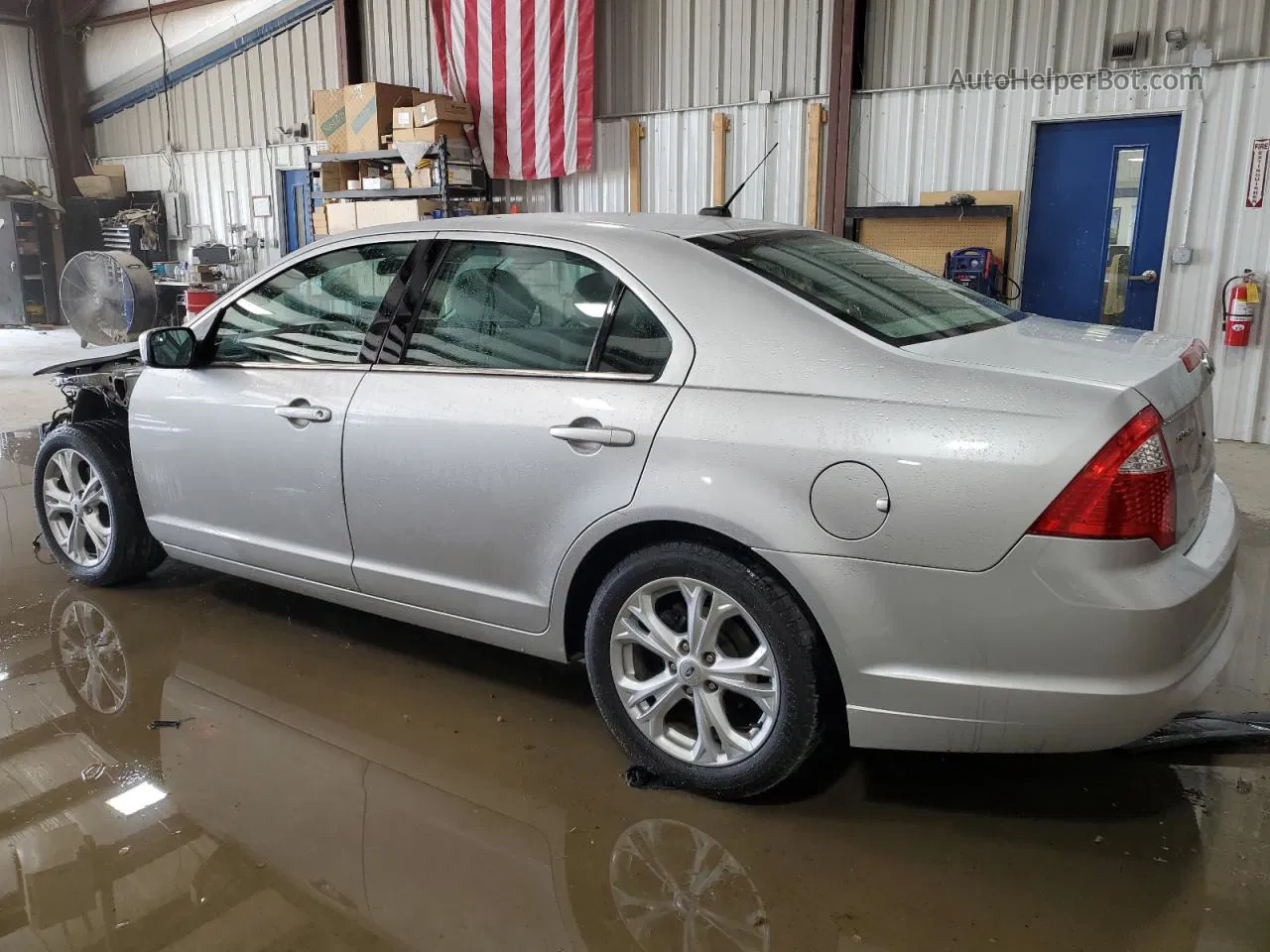 2012 Ford Fusion Se Silver vin: 3FAHP0HA0CR382083