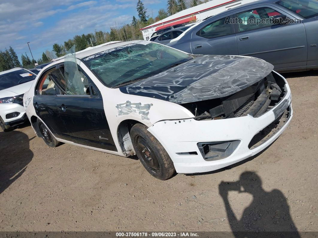 2012 Ford Fusion Se White vin: 3FAHP0HA0CR382794