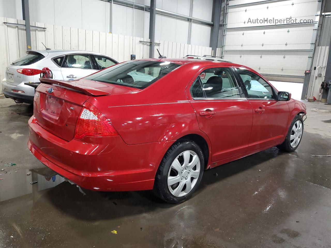 2010 Ford Fusion Se Red vin: 3FAHP0HA1AR107318