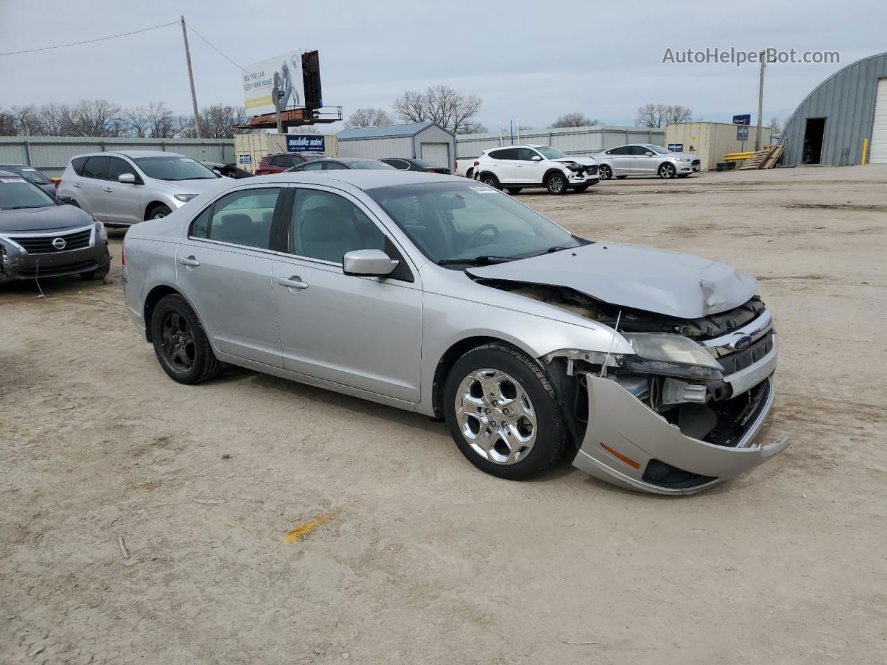 2010 Ford Fusion Se Silver vin: 3FAHP0HA1AR126726