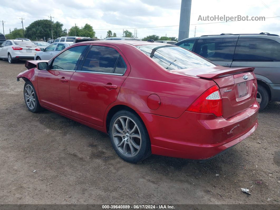 2010 Ford Fusion Se Red vin: 3FAHP0HA1AR305820