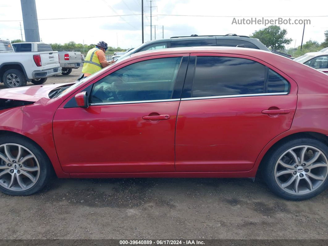 2010 Ford Fusion Se Red vin: 3FAHP0HA1AR305820