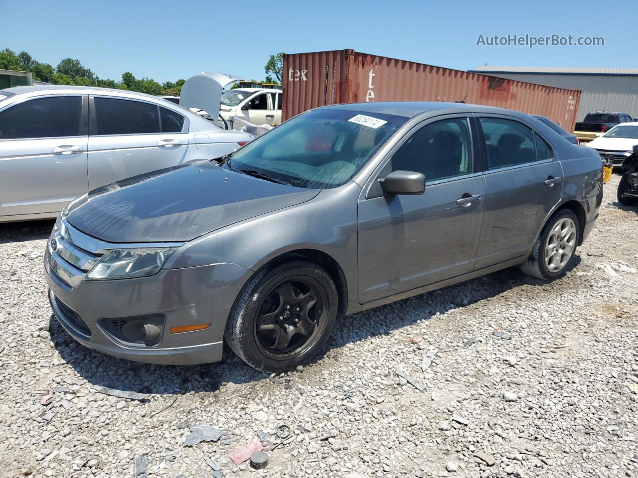 2010 Ford Fusion Se Silver vin: 3FAHP0HA1AR338218