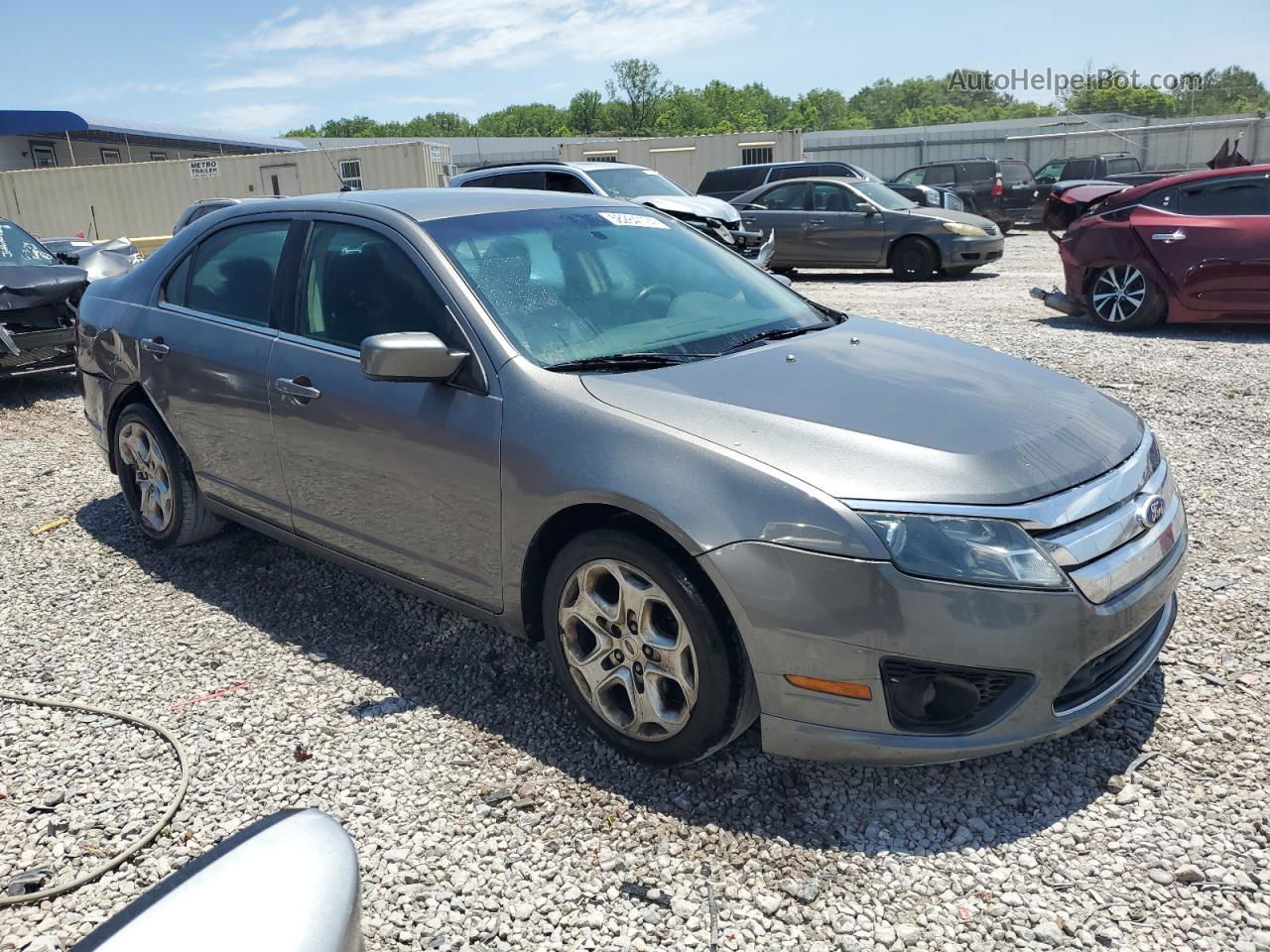 2010 Ford Fusion Se Silver vin: 3FAHP0HA1AR338218