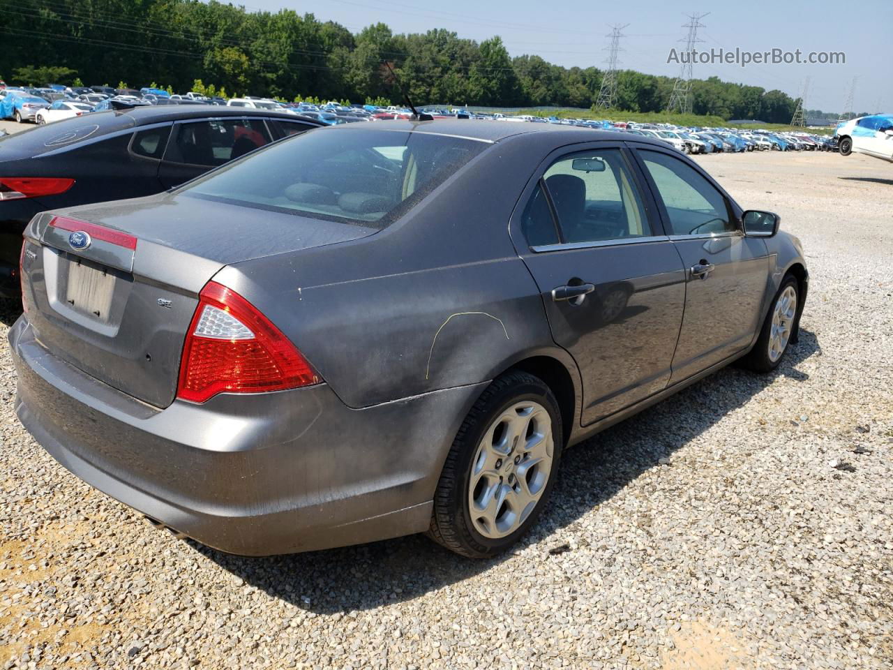 2010 Ford Fusion Se Gray vin: 3FAHP0HA1AR357366