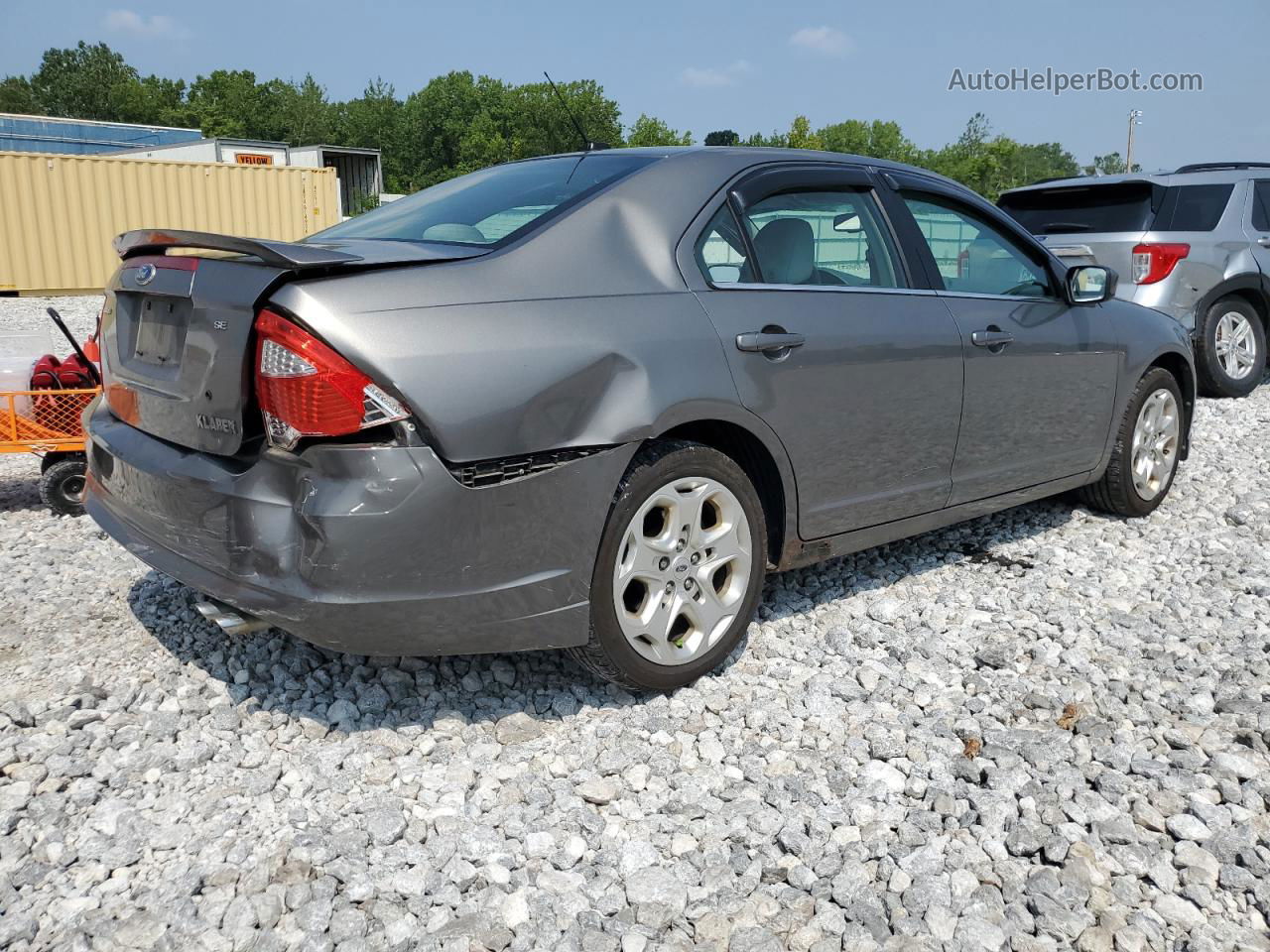 2010 Ford Fusion Se Серый vin: 3FAHP0HA1AR376290